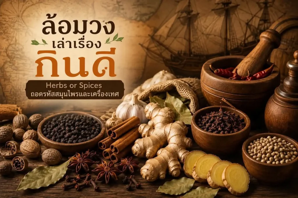 Herbs or Spices ถอดรหัสสมุนไพรและเครื่องเทศ (1)