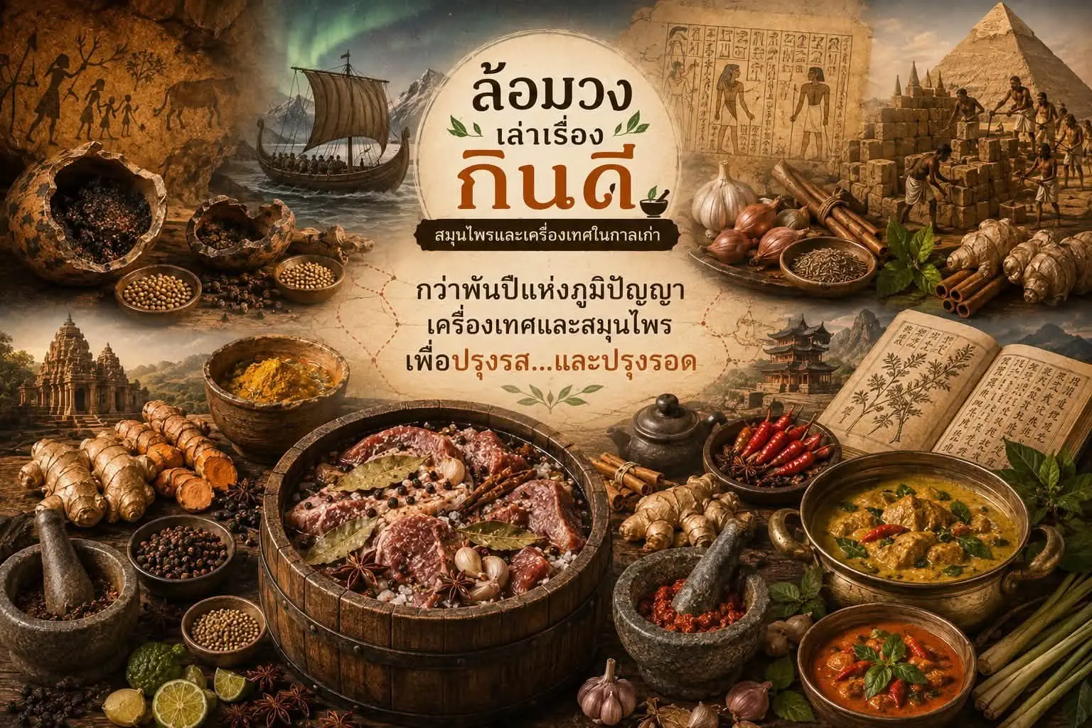“ปรุงรส-ปรุงรอด” แกะรอยเครื่องเทศโบราณ